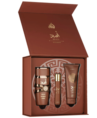 Estuche Lattafa Asad Bourbon Hombre 100ml EDP