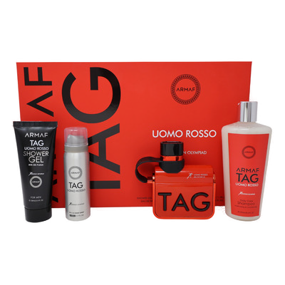 Estuche Armaf Tag Rosso Hombre (4 piezas)
