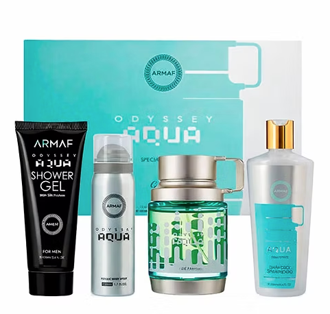 Estuche Armaf Odyssey Aqua Hombre (4 piezas)