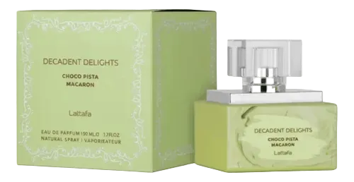 Lattafa Decadents Delights Choco Pista Macaron Mujer 50ml EDP